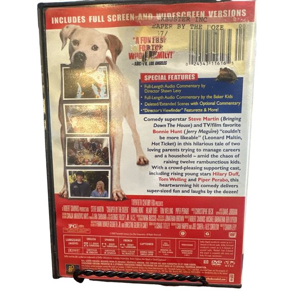 Cheaper by the Dozen DVD Movie Entertainment Steve Martin Hilary Duff Bonnie Hun - Picture 2 of 4